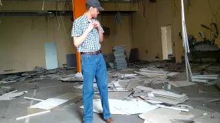 LanaTuls - Outdoor dildo ride in the old building