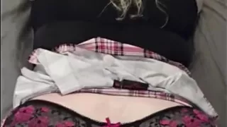 Real couple pleasing each other