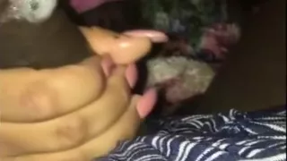 My gf gives me some late night sloppy delight !!!