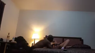 Daddy luvs sucking and fucking Lil Mama's pretty pussy with his BBC