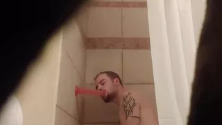 FTM transgender caught in the shower
