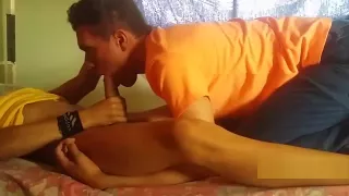 Sucking my straight cousin after the soccer game