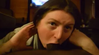 this bitch can suck some dick ...most see