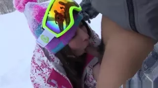 Jav Amateur Itsuka Fucks In The Snow In Hokkaido Uncensored Action Outdoors