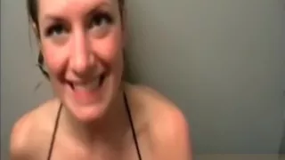 Fucked in public pools dressing room