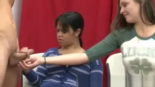 Naked men jerked off in art room