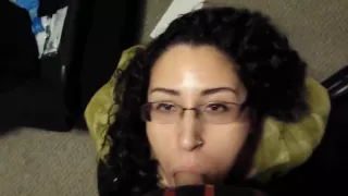 Gorgeous Blowjob Massive Facial