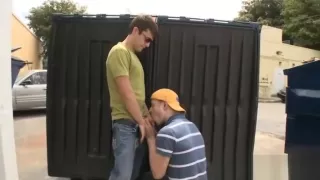 Amatör, Avsugning, Gay, Utomhus, Offentligt, Sug