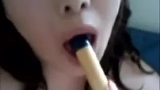 Japanese wife webcamera masturbation