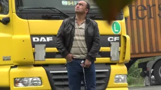 spy on more trucker pissing