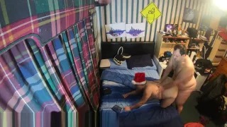 My hidden camera caught us fucking, then he chose to cum inside me! [4K]