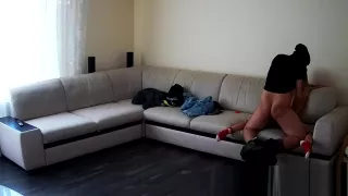 Takes off his girlfriend's panties and fucks cancer / RealLifeCam #1