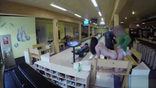 HUNT4K. Sex in a bowling place - I've got strike!