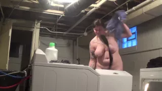 Doing The Laundry Naked In A Shared Basement (You can hear my neighbors!)