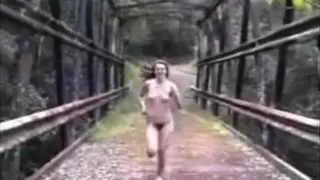 Nude women running cross country