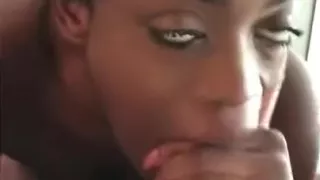 Got A Blowjob From This Ebony Girl I Found On Tinder