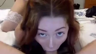 sucking sex redhead