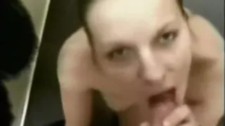 Big breasted gets quickie in changing room