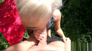 My First Public Sex! POV Outdoor Fucking!