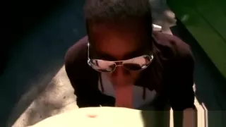 Amateur black dude sucks whit cock in interracial outdoor sex