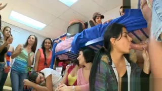 Blonde young bitch Sucking dick