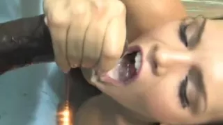 Black Stranger Shoots Cum