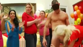 Naked Stripper Gets Dick Sucked