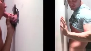 straight guy surrenders to gay blowjob 