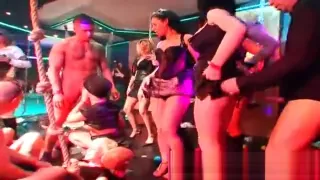 Orgy bitches are slutty freaks