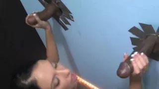 Zwei GloryHole Ebenholz Werkzeuge