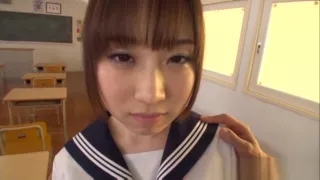 Momoka Sakai naughty Asian teen enjoys giving pov blowjob