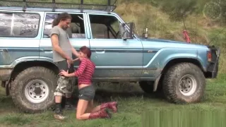 Pickup cocksucking in the bush