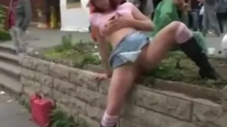 Showing off in public