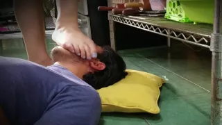 Goddess Leia. Domination trample while cooking