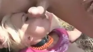 Blonde Outdoor Bondage