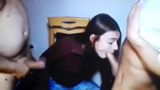 Germany teen take two cock deepthroat