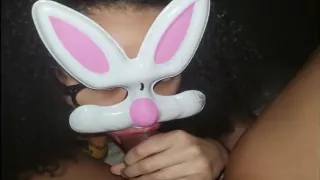 POV Easter Milf Bunny Lets Me Cum On Her Tits