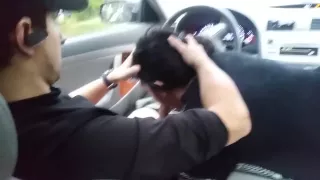 Girl swallows my cum while girl films