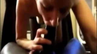 Platinum Blonde Slurps On Huge BBC