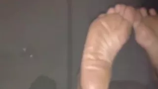 Soles up while getting a blowjob 2