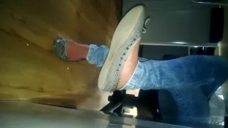 Candid Foot Soles Solas Dangling - Natania's feet 16