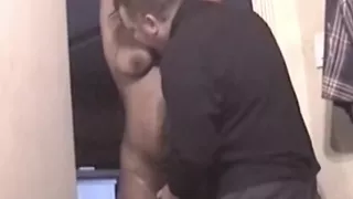 Beat her black ass for years!