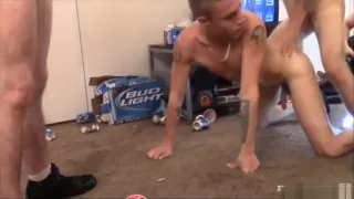 Muscle amateur anal sex with cumshot