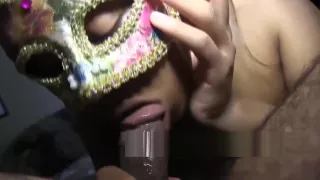 she deep throats suks sloppy slow dick sucking strippr freak