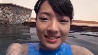 Asian Teen Blue Swimsuit Pure non - nude