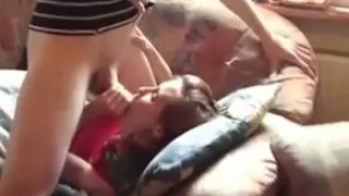 Amateur couple having fun