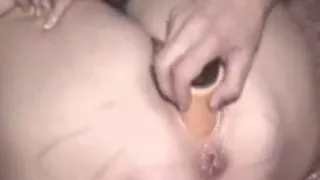 wife with Dildo up her