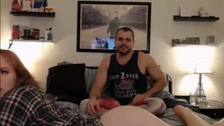 Adorable trap and her boyfriend webcam