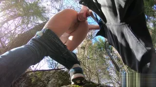 Follow Me for Fucking outside my teen pussy