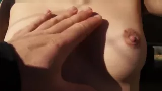 Amateur redhead street whore loves outdoor cock sucking